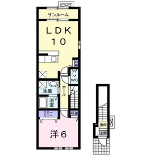 ポート・ベイ【2階】の間取り