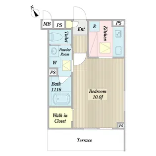 Pua melia【1階】の間取り