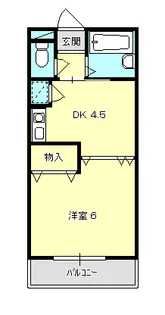 ウイステリー【3階】の間取り
