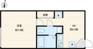 DecorBlocco中野鷺ノ宮【2階】の間取り