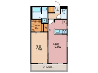 リバージュ・カ・ノール【3階】の間取り