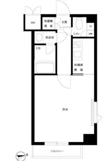 ルーブル渋谷松濤【3階】の間取り