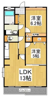 Grace Garden A【3階】の間取り