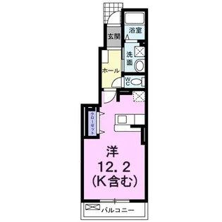 メゾン ロータス【1階】の間取り