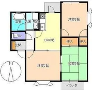 ヴィラパークI【2階】の間取り