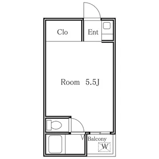 恵比寿セントラル【2階】の間取り