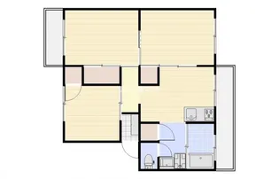 ラ・トゥール高松町F1【1階】の間取り