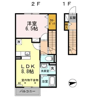 NOBLE【2階】の間取り