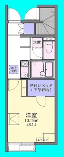 エストレリータII【1階】の間取り