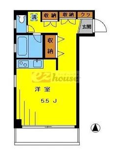 木口ビル 201【2階】の間取り