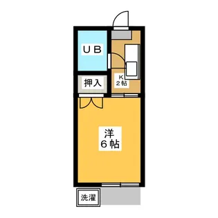 オレンジハイツ【1階】の間取り