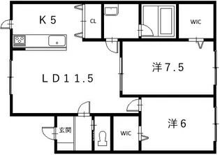 Blusia(ブルーシア)【1階】の間取り
