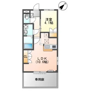 CASTLE・I【1階】の間取り