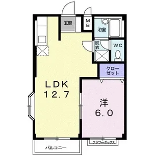 MEZON YOU【2階】の間取り