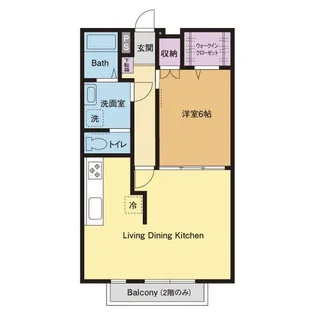 SANDA-FLATII【2階】の間取り