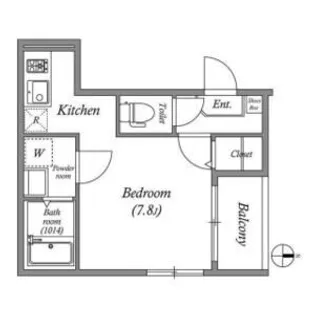 SFIDA新大阪【3階】の間取り