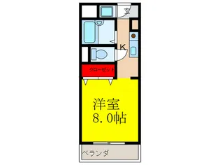エムズコ-ト【3階】の間取り