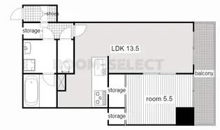 アトラスタワー本郷駅前【6階】の間取り
