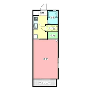 スカイハイツ【1階】の間取り