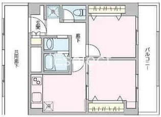 フェリス辰巳台【4階】の間取り