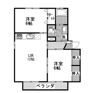 サンクレスト B棟【1階】の間取り