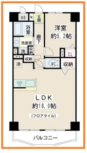 ヴェルドゥミール【2階】の間取り