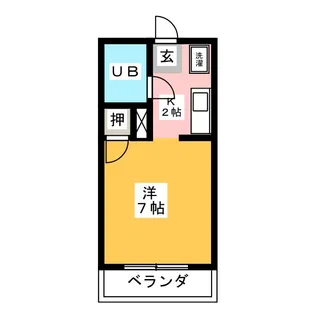 神作シティ【1階】の間取り