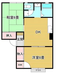 アーバン・ヒルズ【1階】の間取り