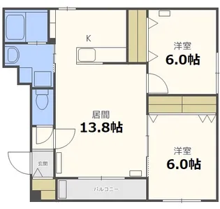 グランメール2・4II【2階】の間取り
