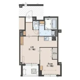 オーベルジュ【5階】の間取り