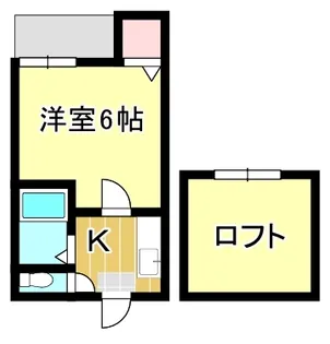 メゾンドクララ【2階】の間取り