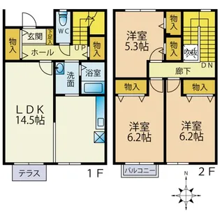 ソラティーオの間取り