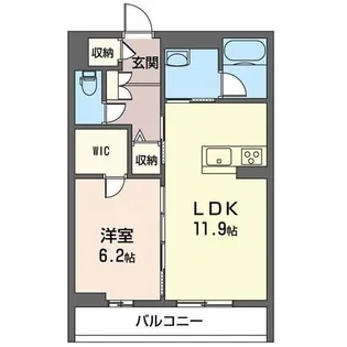 シャーメゾン La vie riche南町【3階】の間取り