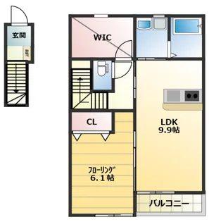 アルバトロス吉岡【2階】の間取り