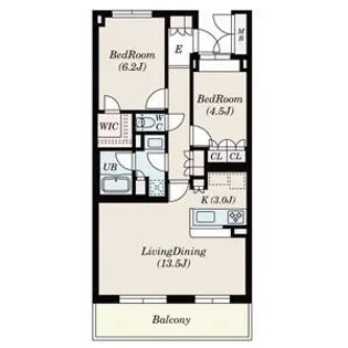 S-FORT横浜青葉台【4階】の間取り