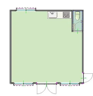スカイハイム【1階】の間取り