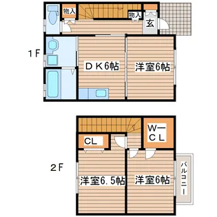 スプリングガーデンIIIの間取り