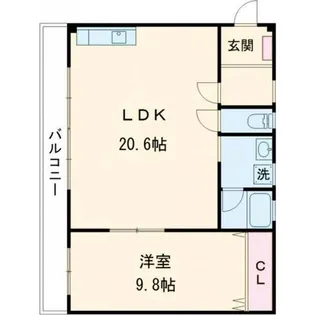 エスペランサ【2階】の間取り