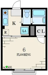シティハイムコスモ【1階】の間取り
