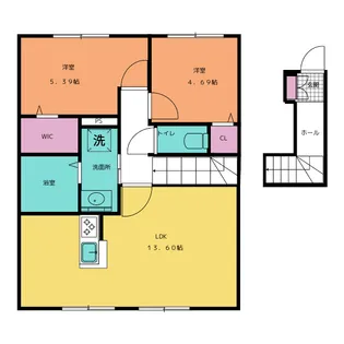 YOUR MAISON Blanc (ユアメゾンブラン)【2階】の間取り