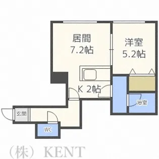 フォレスト【3階】の間取り