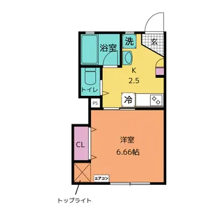 フォンテVII【1階】の間取り