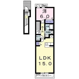 スターリースカイ【2階】の間取り