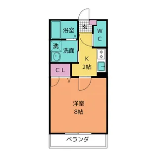 Vie Scene S【2階】の間取り