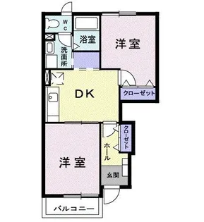 ピュア ウィンド【1階】の間取り