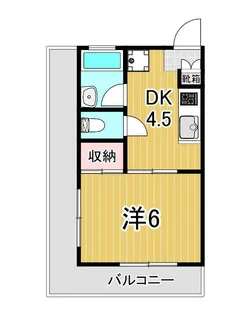 第3田嶋ビル【5階】の間取り