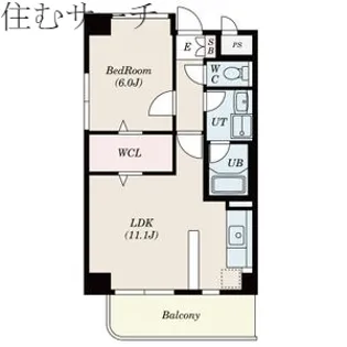 四日市エンブルコート(旧GRANDUKEI)【9階】の間取り