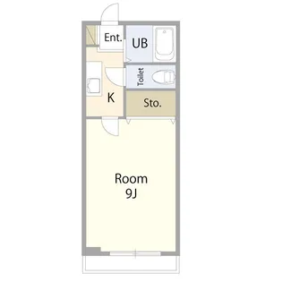 ラ・メール【1階】の間取り