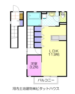 ファミーユ東峰 A【2階】の間取り