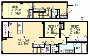 エフティヒア西品川の間取り